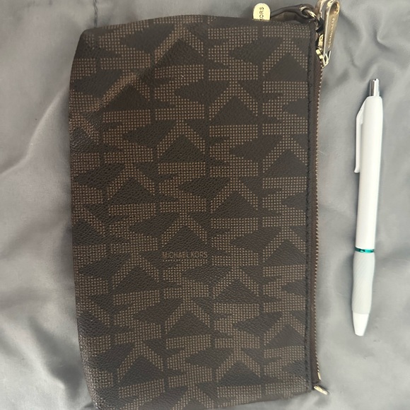 Michael Kors Brown Wristlet - Picture 3 of 4